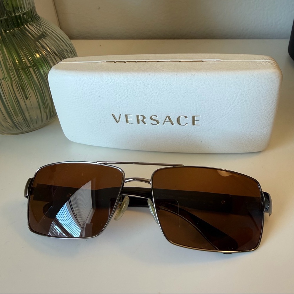 Versace Sunglasses with Brown Lenses men’s